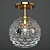 Czech Crystal Chandelier FEBA: Elegant Lighting Bliss 3D model small image 2