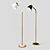 Lumina Deco Ardini Floor Lamp: Elegant Illumination at its Finest 3D model small image 2