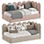 Stylish Multifunctional Sofa Bed 3D model small image 1