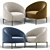 Elegant and Comfy Yoisho Armchair 3D model small image 2