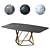 Italian Delta Bontempi Casa Table | Stylish Marble Finish 3D model small image 1