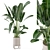 Greenery Galore: Ferm Living Bau Pot Large - Set 173 3D model small image 1