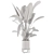 Greenery Galore: Ferm Living Bau Pot Large - Set 173 3D model small image 7