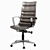 Kenzo Highback Leather Office Chair 3D model small image 1