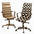 Kenzo Highback Leather Office Chair 3D model small image 5