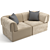 Modern Gubi Wonder Sofa: 2 seater 3D model small image 2