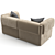 Modern Gubi Wonder Sofa: 2 seater 3D model small image 4