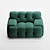 Elegant Comfort: Roche Bobois Blogger 3 3D model small image 2