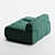 Elegant Comfort: Roche Bobois Blogger 3 3D model small image 3