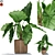 Lush Botanical Assortment 548 3D model small image 1