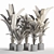 Indoor Oasis: 42-Piece Plant Set 3D model small image 6