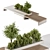 Urban Garden Bench: Set of 20 3D model small image 2