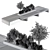 Urban Garden Bench: Set of 20 3D model small image 5