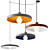 Modern Disk Pendant Lamp 3D model small image 1