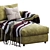 Stylish Ikea Vimle Sofa Set 3D model small image 2