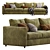 Stylish Ikea Vimle Sofa Set 3D model small image 4