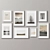 Versatile 8-Piece Picture Frames Set 3D model small image 12