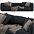 Elegant Shangai Sofa by Poliform 3D model small image 2