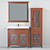 OPADIRIS Palermo 90: Elegant Bathroom Furniture Set 3D model small image 1