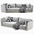 Title: ULIVI Dorian Luxe Sofa 3D model small image 6