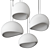 AUSUM Pendant Lamp: Modern Elegance in 4 Colors 3D model small image 2