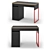 IKEA Set of 2 Desks: MALM, MICKE, VEBJÖRN 3D model small image 2