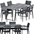 Elegant Klee Dining Set 3D model small image 7