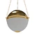 Gustavo SP3 Bronze-Chrome Pendant 3D model small image 2