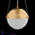 Gustavo SP3 Bronze-Chrome Pendant 3D model small image 8
