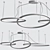 Olympic Trio Pendant Lights 3D model small image 2