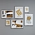 Modern Minimalist Picture Frame Set 3D model small image 4