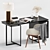 Sleek CB2 Office Set: Desk, Chair, Lamp 3D model small image 1
