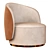 Luxurious Fendi Casa Anabelle Armchair 3D model small image 1