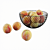 Xiaomi Mijia Peach Basket: A Charming Home Fruit Holder 3D model small image 1