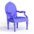 Roberto Giovannini Lowpoly Armchair 3D model small image 4