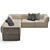 Gubi Wonder Sofa: Luxurious 2x3 Seater with Chaise Lounge 3D model small image 4