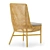 Maluku Rattan Dining Chair 3D model small image 2