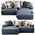 Modular Connect Sofa: Stylish and Versatile 3D model small image 4