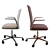 Arper KINESIT MET Office Chair 3D model small image 4