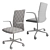 Arper KINESIT MET Office Chair 3D model small image 6