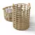 Handcrafted Storage Baskets by Greenvibe 3D model small image 5