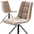 Luxury Dining Set: Sedia Diamond Chair & Nack Table 3D model small image 4