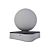  Lunar Glow: Authentic Moon Lamp 3D model small image 8