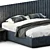 Bolzan Letti Clay Maison XL: Stylish Upholstered Bed 3D model small image 2