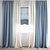 Polygon Curtain Model Set 3D model small image 1