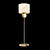Elegant Etruscan Alabaster Table Lamp 3D model small image 2