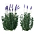 Elegant Lavender Floral Sculpture 3D model small image 6