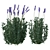 Elegant Lavender Floral Sculpture 3D model small image 8