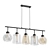 Cubus Glass Pendant Light 3D model small image 1