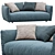 Contemporary Meridiani Scott Sofa 3D model small image 6